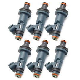 IZYSS Fuel Injector Set of 6 23250-20020 23209-20020 23209-0A010 2Holes Fuel Injector Rebuild Kit