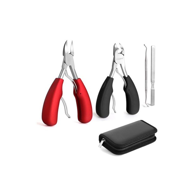 TOPNPEKO Toenail Clippers Set for Thick Nails & Ingrown Nails