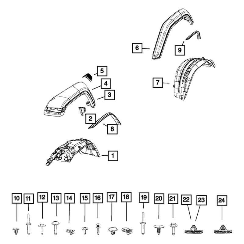 Mopar 68270817AD SHIELD SPLASH