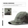 DENISH Gorra de Gamuza con Broche Ajustable. Gorra de béisbol