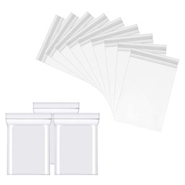 ZHIQIN Pack of 500 4 x 6 cm Zip Lock Bags Lockable Plastic Bags Food Safe