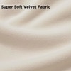 Joydeco Velvet Curtains White Blackout Curtains Thermal Insulated 90 inches
