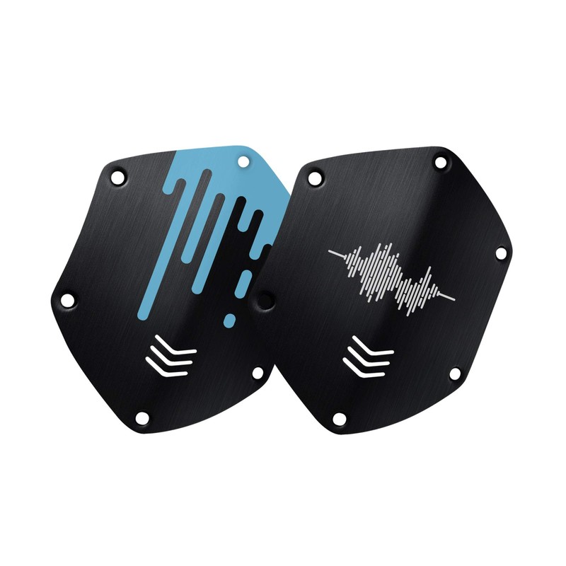 V-MODA Custom Shield for OV2-BDBLACK M-200 Series Brushed Black