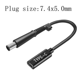 Artilits 7.4X 5.0 mm USB C to DC Adapter, 18.5V Power AC Charger Made for HP TPC-LA58 / 902990-001/751889-001 65W 19.5V 3.33A Series