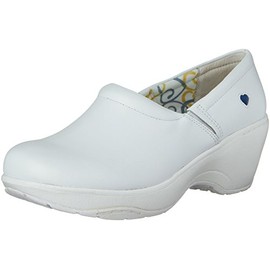 Nurse Mates Women's Bryar Shoe in White (Wide)