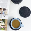 Absorbent Coasters for Drinks with Holder - 6packs, Silicone Coaster