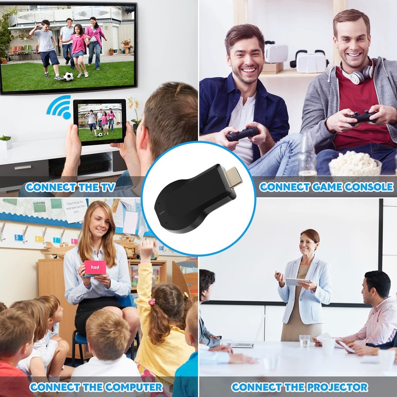 HDMI Wireless Display Adapter - WiFi 4K&1080P Mobile Screen Mirroring
