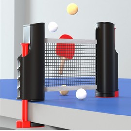 One-Touch Setup Portable Table Tennis Net Self-Setting Net