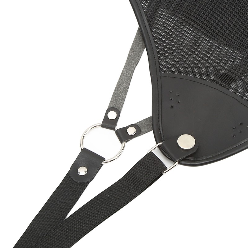 Archery Chest Guard Black PET And Cowhide Hunting Chest Protector