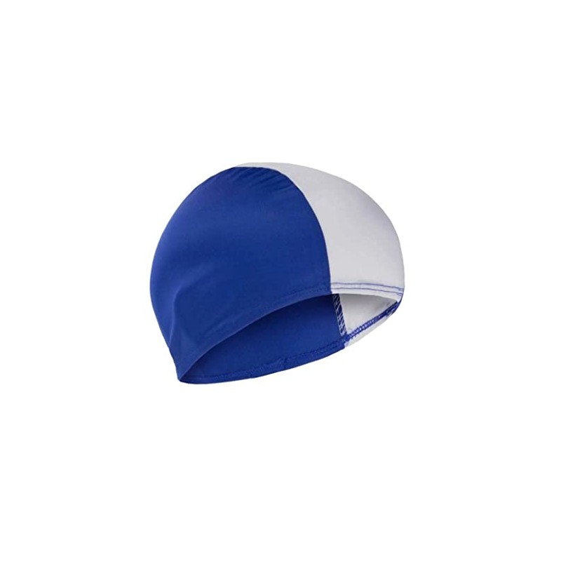 Beco Fabric Swim Cap Swimming Cap, Unisex, Textil-Schwimmhaube, blue/white, One