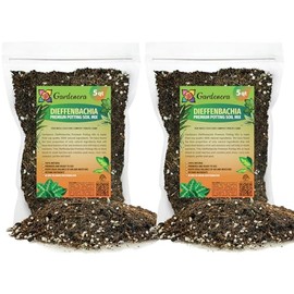 GARDENERA Superior Potting Soil Mix for Dieffenbachia - Perfect Balance of Nutrients, Drainage, and Aeration for Optimal Growth (10 Quart)