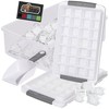 GORILLA GRIP BPA-Free Easy Release Ice Cube Tray for Freezer,