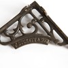 Hammer and Tongs - Ornate Iron Shelf Bracket - D120mm