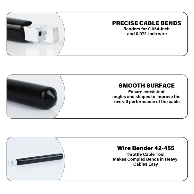 CVILL Wire Bender 42-455 Throttle Cable Z-Bender for Stens Oregon