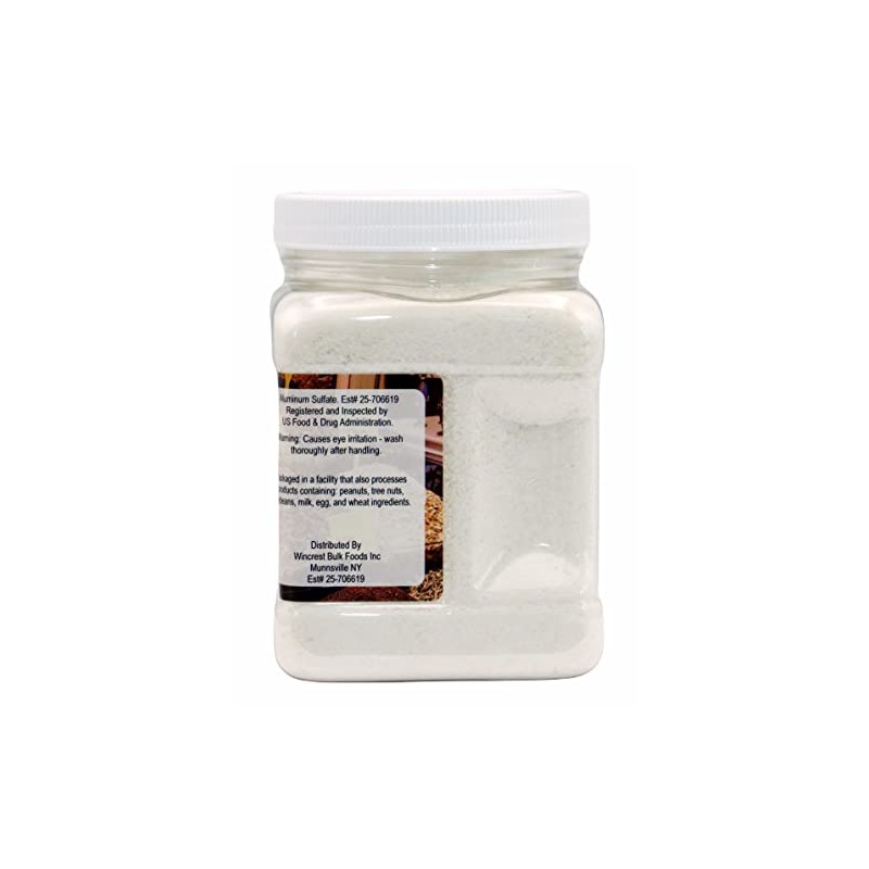 Alum Powder - Food Grade - 2 Lb Container