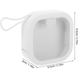 2 Piezas Organizador Pequeño para Ligas y Accesorios de Cabello Caja Portátil con Cierre Hermético y Diseño Compacto para Viaje y Almacenamiento Múltiple