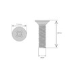 M4 (4mm x 20mm Inc Head) Pozi Countersunk Machine Screws