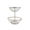 Spectrum Diversified Ashley 2 Tier Server Serving Basket Fruit Bowl