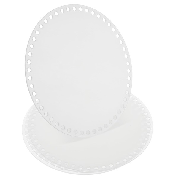 PATIKIL 8 x 8 Inch Crochet Basket Base, 4 Pcs