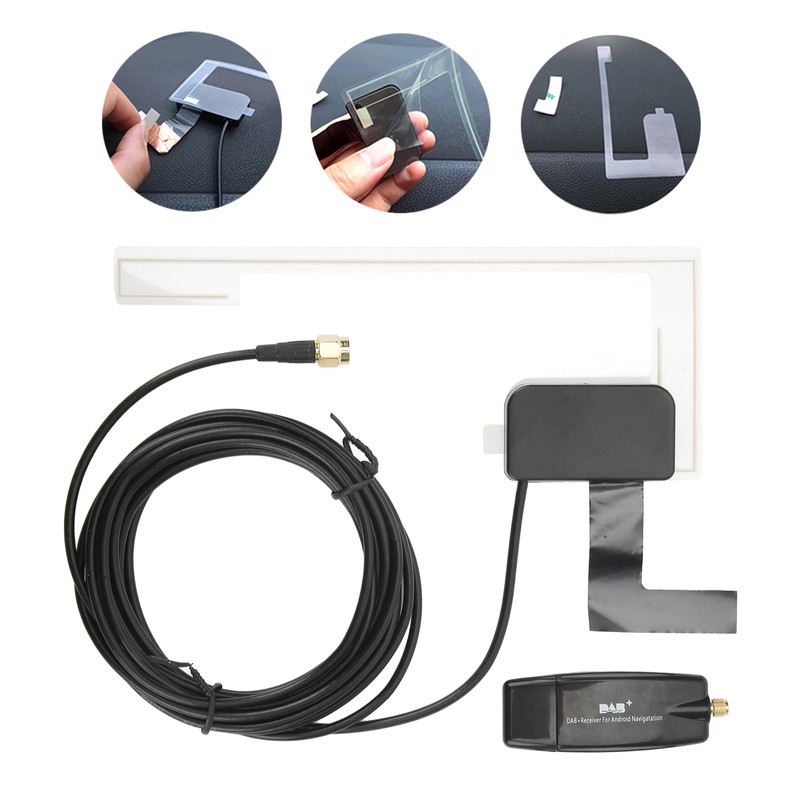 Car DAB Digital Radio Receiver DAB Box Adapter Universal for