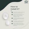 EVI Herrajes | Doorstop for Wall Placement | 45 x