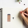Karate Rubber Stamp, 3/5 Inch Small Mini Martial Arts Stamp
