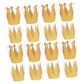 ORFOFE 18Pcs Birthday Headdress Glitter Party Crowns Hats for Material Birthday Decorations Fun Party Props to Enhance Celebration Atmosphere