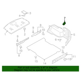 Subaru OEM Hook Trunk