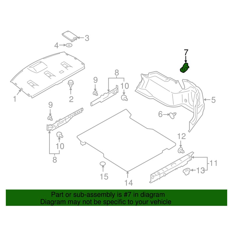 Subaru OEM Hook Trunk