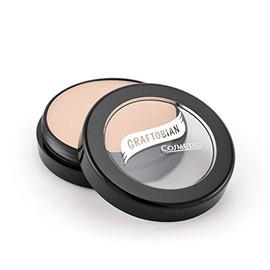 Graftobian Base de maquillaje HD Glamour Crème de 1/2 oz, maquillaje de cobertura completa sin peso, 65 tonos inclusivos, para todo tipo de piel, aspe