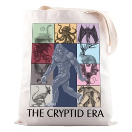 JNIAP Sasquatch Gift The Cryptid Era Tote Bag Cryptid Creatures Gift (The Cryptid Tote Bag)