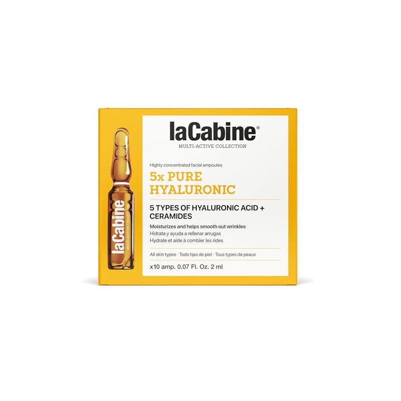 laCabine Caja de Ampolletas Faciales 5X Pure Hyaluronic 10 X