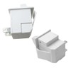 NEW Pack of 2 White Refrigerator Door Light Switch Work