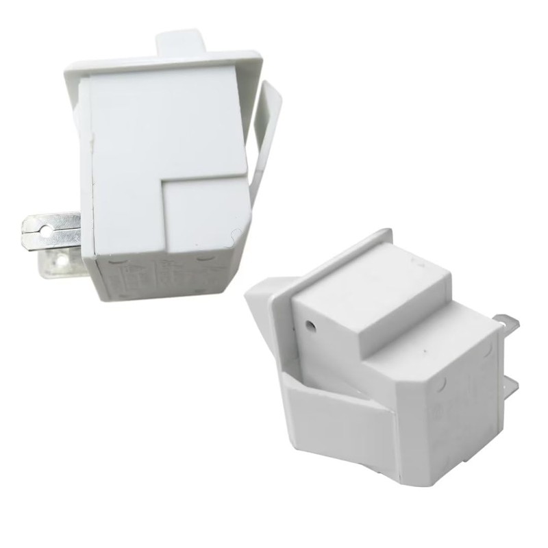 NEW Pack of 2 White Refrigerator Door Light Switch Work