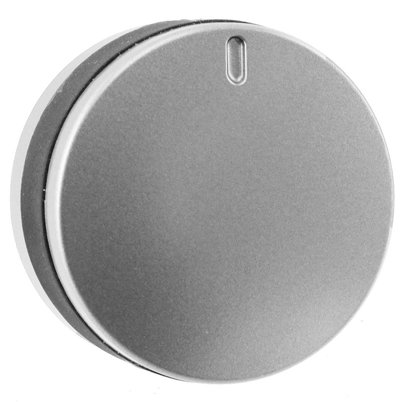 SPARES2GO Silver/Black Switch Knobs compatible with Lamona LAM3200 LAM3204 LAM3401