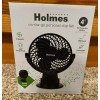 Holmes 4" On-The-Go Portable Clip Rechargeable Battery 360° Rotation Fan
