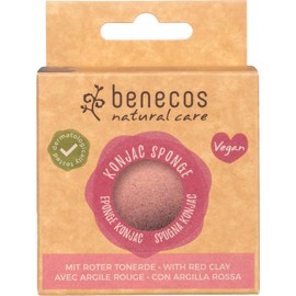Benecos Konjac Sponge, Red Clay