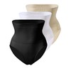 Yenita Pack of 3 women's bodice briefs with slimming effect,