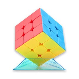 Magic Cube Without Stickers, Magic Bucket, Soft Speed Puzzle Cube, 3D Bucket, Magic Cube for Kids and Adults (3x3)