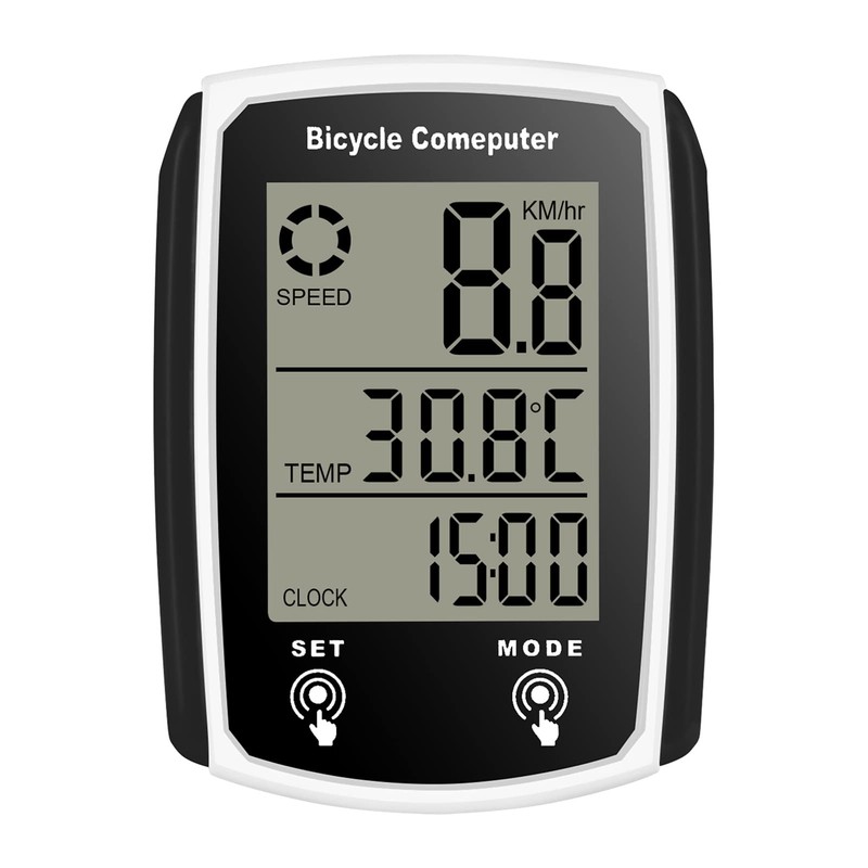 BUZHI Wired Bike Computer, Wired Bike Computer 19 Functions Touch