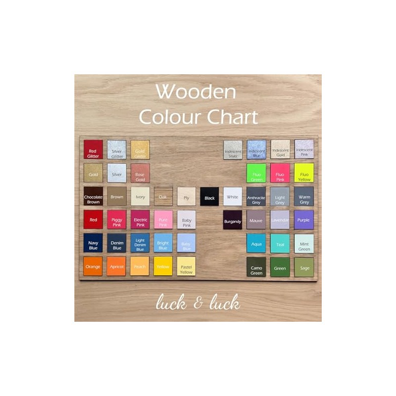 Luck and Luck Wooden 'Eid Ramadan Mubarak' Table Sign Decoration,