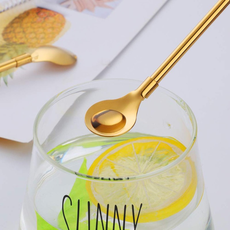 Do Buy Stainless Steel 2-in-1 Straw with Spoon Reusable Drinking
