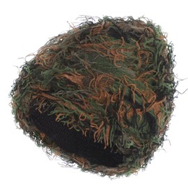 ROXUN Distressed Beanie, Fuzzy Shiesty Yeat Warm One Size for Men Women Winter Fashion Knit Cap Army Green Mixed