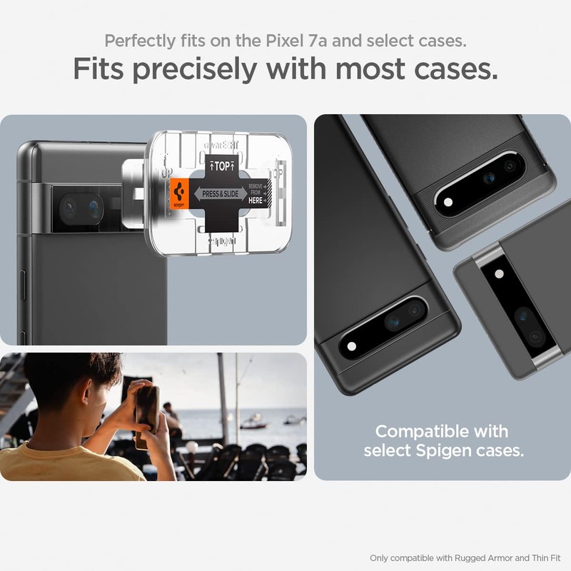 Spigen Camera Lens Screen Protector [GlasTR EZ FIT Optik] Designed