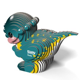 Eugy Pachycephalosaurus Dinosaur 3D Puzzle, 27 Piece Eco-Friendly Educational Learning Puzzles for Kids 6+