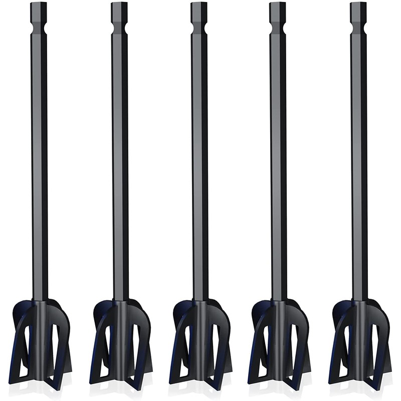 Resin Mixer Epoxy Mixer Paddles Plastic - 6 Reusable Multipurpose