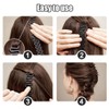 6 Pieces Plastic Magic Hair Braid Tail Styling Kit Ponytail