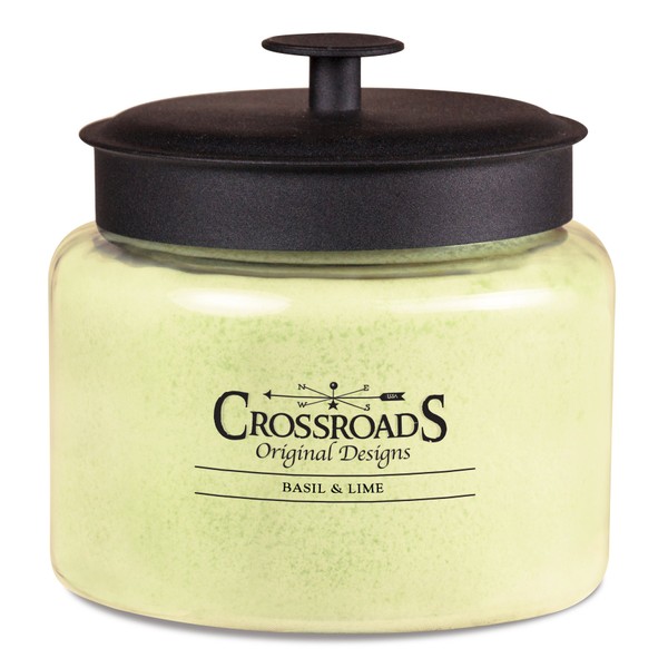 Crossroads Basil & Lime Scented 4-Wick Candle, 64 oz.