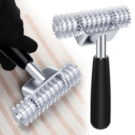 WILLBOND Carpet Seam Roller Grooming Carpet Pile Roller Seaming Spiked Star Rugs Wheel for Seamless Installation of Mats in Hotels, Homes, Conference Rooms
