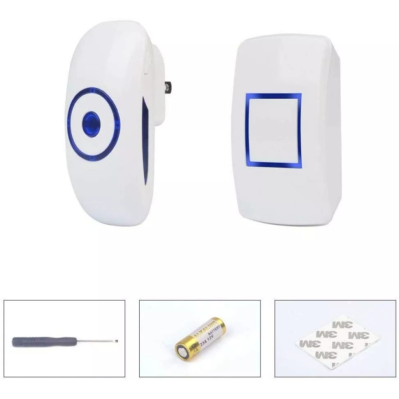 Eforces Wireless Doorbell Waterproof Doorbell with 36 Chimes 4 Volume